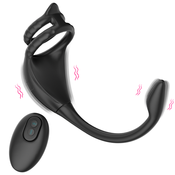 Vibrating Penis Ring with Dual Stimulation