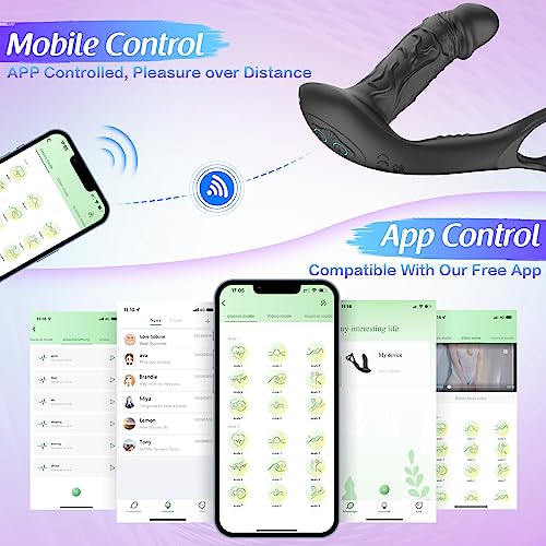 Prostata-Massager mit 9 Vibrationsstufen & Wackelbewegungen