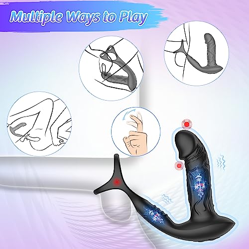 Prostata-Massager mit 9 Vibrationsstufen & Wackelbewegungen
