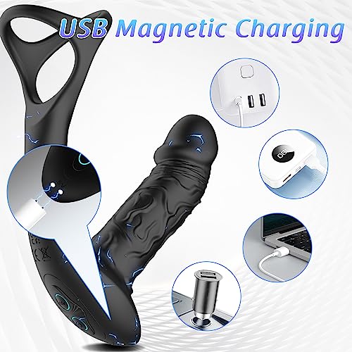 Prostata-Massager mit 9 Vibrationsstufen & Wackelbewegungen
