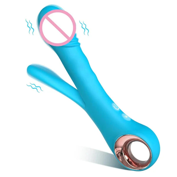 Flexibler Klitoris- und G-Punkt-Vibrator | Kraftvolle Anale & Brustwarzenstimulation für Frauen