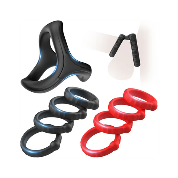 Liquid Silicone Cock Ring Set