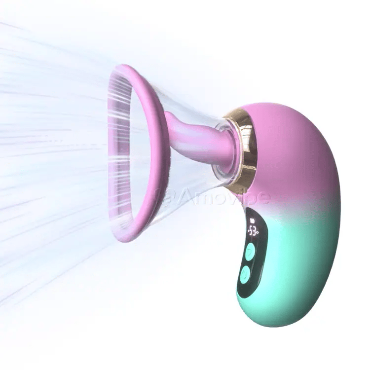 5-in-1 Vibrator mit Saugen, Lecken und LCD-Steuerung