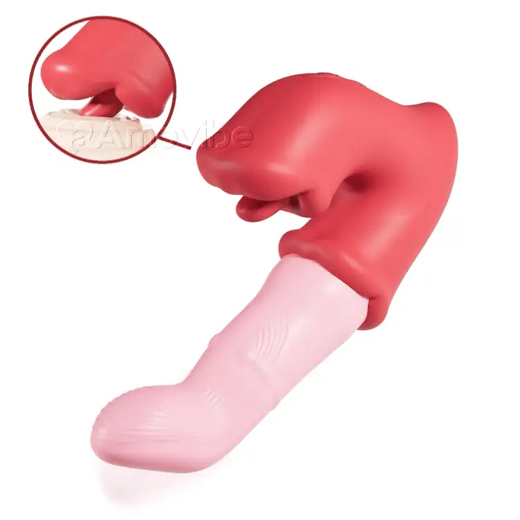 G-Punkt- & Klitoris-Vibrator – Zungenleckende Aktion, Wasserdicht