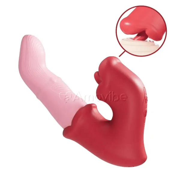 G-Punkt- & Klitoris-Vibrator – Zungenleckende Aktion, Wasserdicht