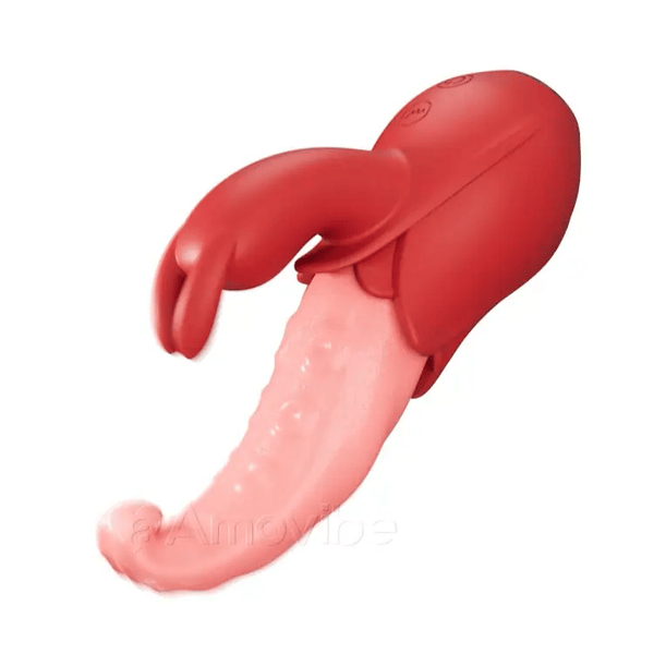 Zungenvibrator 10 Modi, Doppelte Stimulation, Flüsterleise