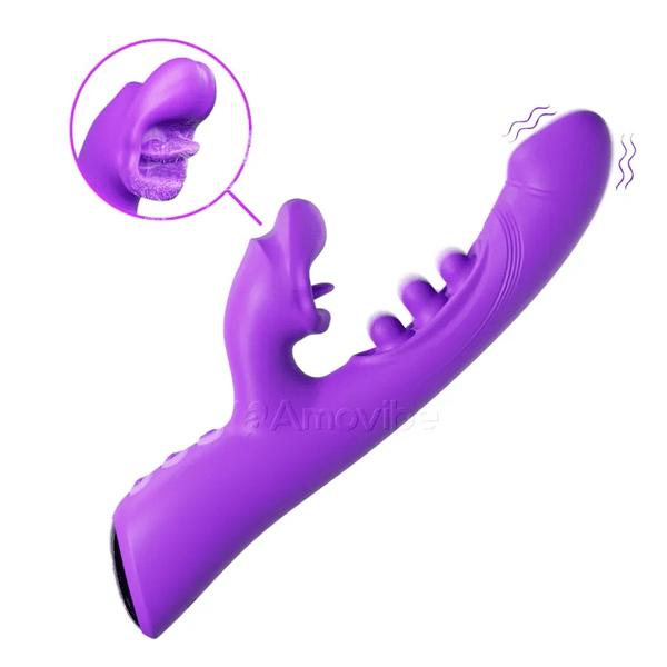 Kissing & Triple-Tap Vibrator – Klitoris- & G-Punkt-Stimulation