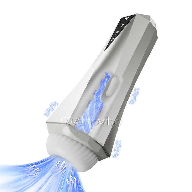 Männlicher Auto-Saug- und Vibrationsbecher – 3 Stufen, Wasserdicht