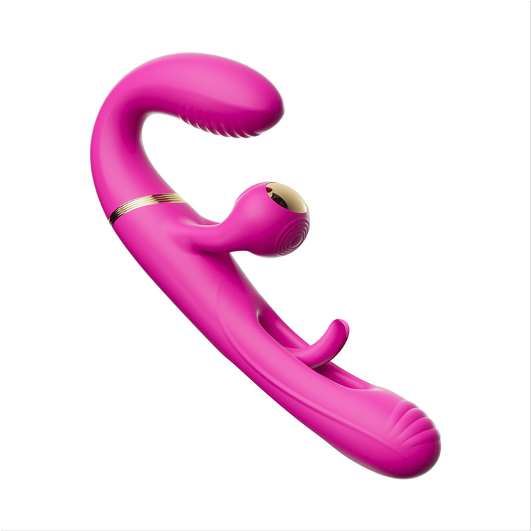 4-Motoren Doppelseitiger Dildo mit 10 Vibrations- & Schlagmodi