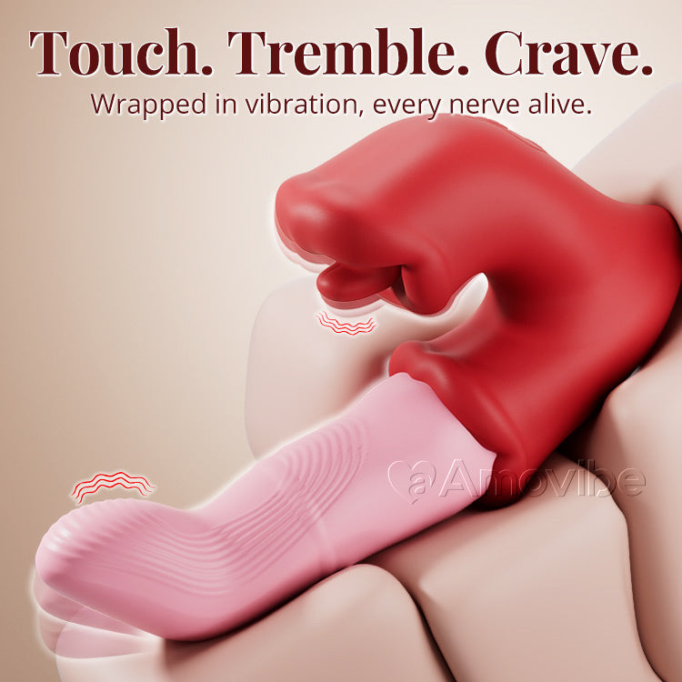 G-Punkt- & Klitoris-Vibrator – Zungenleckende Aktion, Wasserdicht