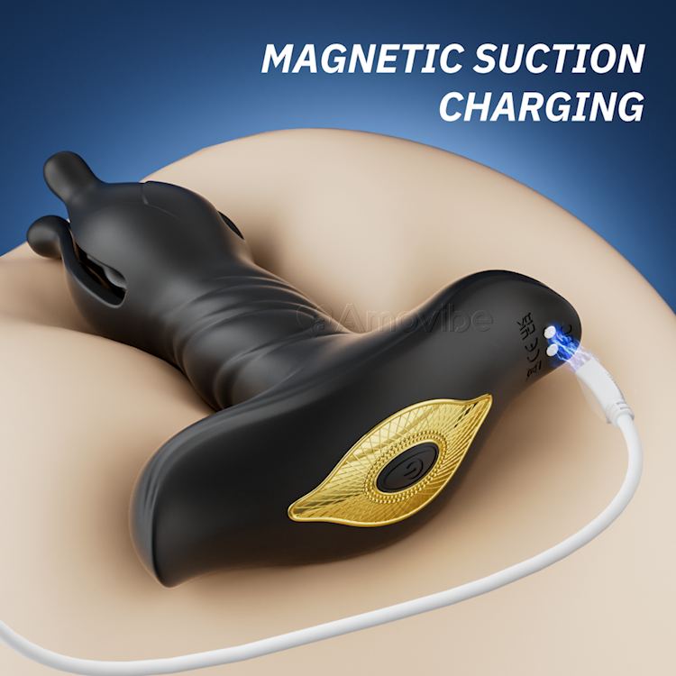 Ferngesteuerter erweiterbarer Analplug mit 9 Vibrationsmodi