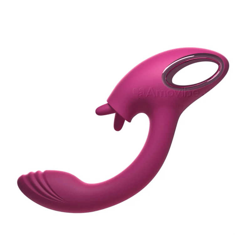 G-Punkt-Vibrator mit Dual-Licking-Funktion