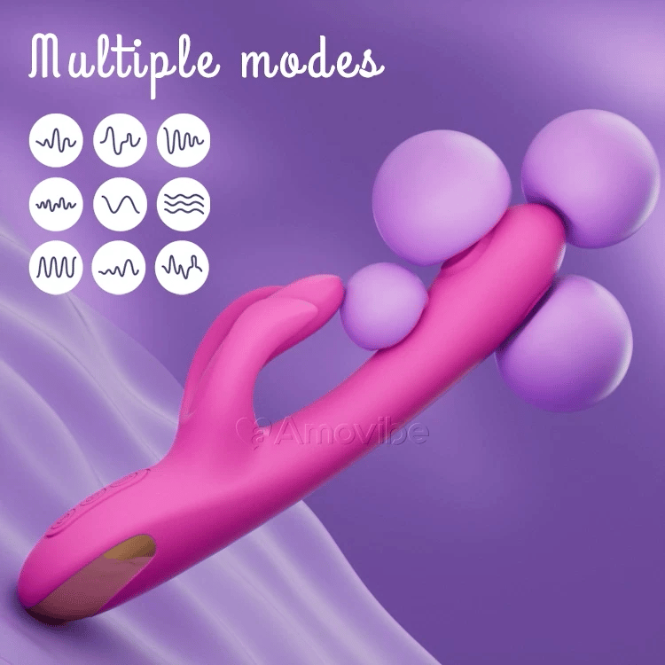 G-Punkt-Tapping-Vibrator mit Klitoris-Massage & Vibration