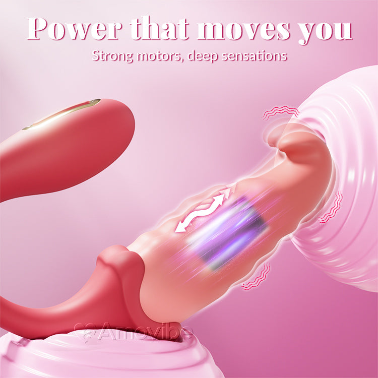 App-gesteuerter G-Punkt Vibrator: Pulsierender C-Punkt, Leise