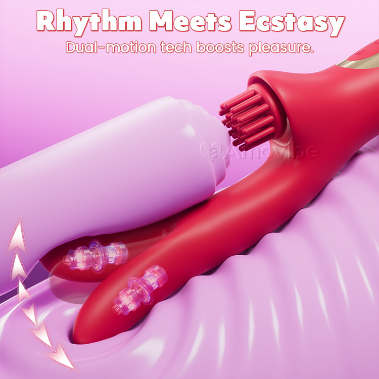 Sinnlicher Come-Hither Rabbit Vibrator mit kitzelnder Vibration