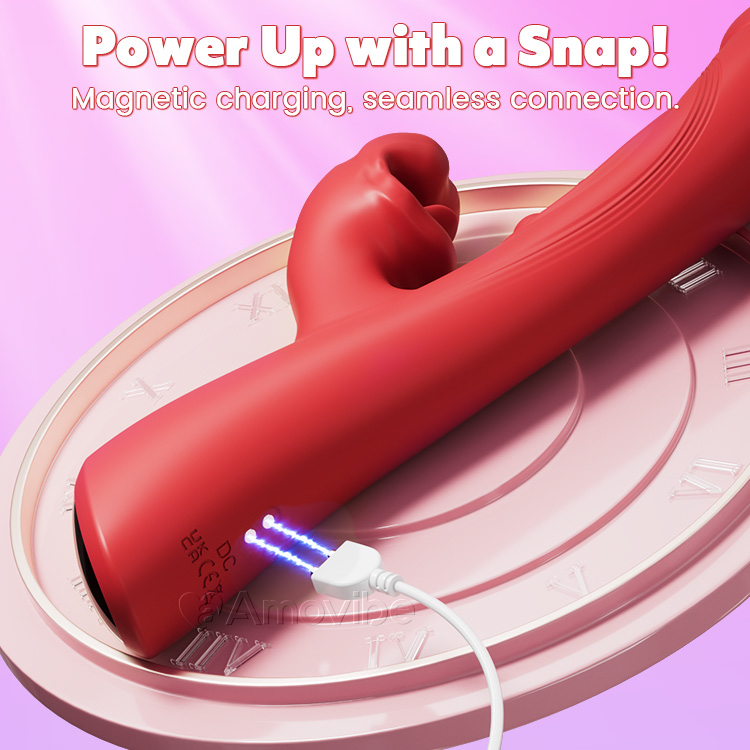Kissing & Triple-Tap Vibrator – Klitoris- & G-Punkt-Stimulation