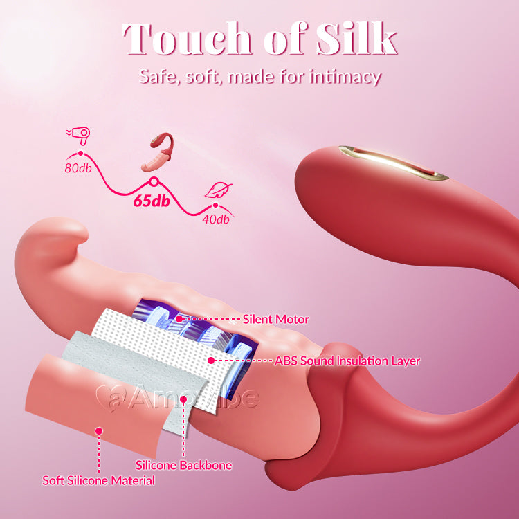 App-gesteuerter G-Punkt Vibrator: Pulsierender C-Punkt, Leise