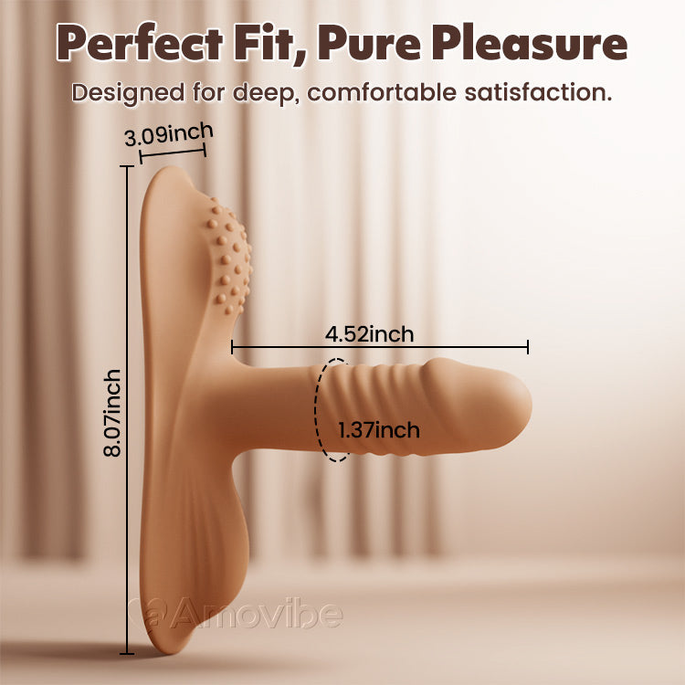 G-Punkt- und Analvibrator für Frauen – kraftvolles Ride-On-Spielzeug für intime Spiele
