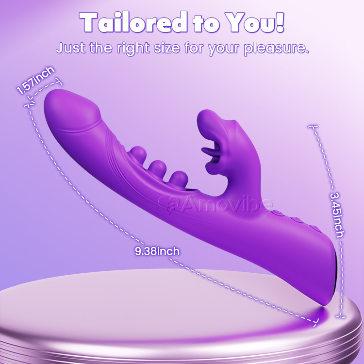 Kissing & Triple-Tap Vibrator – Klitoris- & G-Punkt-Stimulation