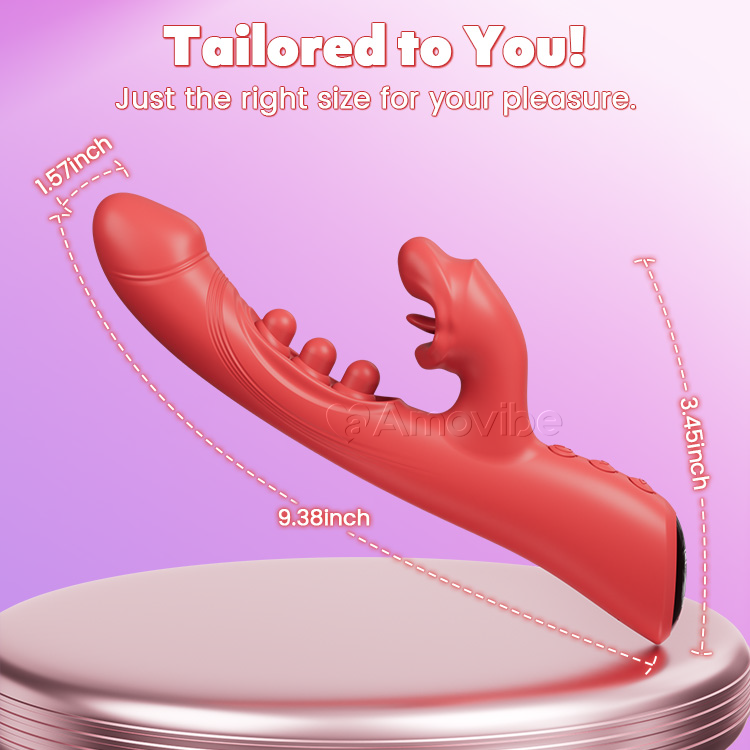 Kissing & Triple-Tap Vibrator – Klitoris- & G-Punkt-Stimulation