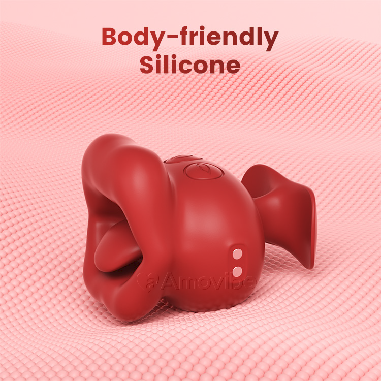 Fingergriff-Vibrator mit 10 Kuss- und Vibrationsmodi