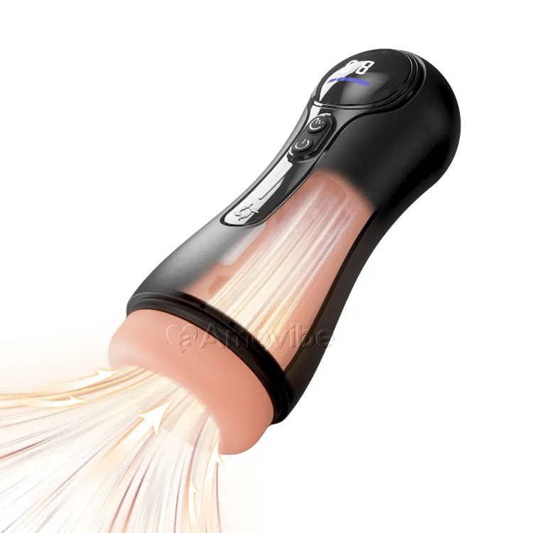 Automatischer männlicher Masturbator – 4 Saugstufen, 9 Vibrationen, LED-Anzeige