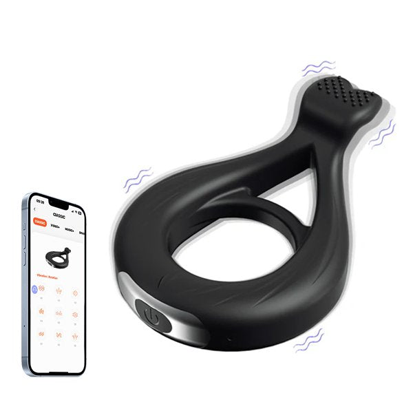 Vibrating Cock Ring with App & Remote Control