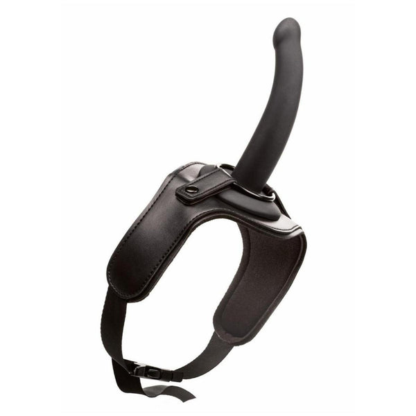 Tragbares verstellbares Oberschenkelriemen-Harness-Kit mit Silikonsonde BDSM Sexspielzeug